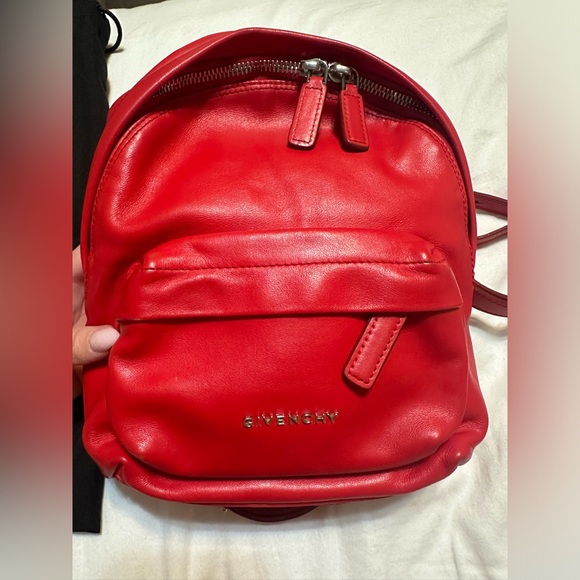 Givenchy Handbags - Givenchy Vibrant Red Backpack